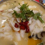 Zaomenkan - 白身魚のスープ、絶品！