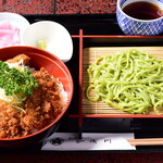 加茂川 - ソースかつ丼・ミニうどんセット