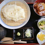 日本海製麺所 - 小丼ぶりセット冷カツカレー