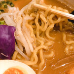 Shrimp Noodle マルコ倶楽部 - もちもちの中太縮れ麺