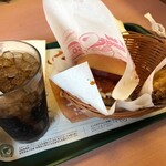 Mosu baa gaa - モスバーガー＋モスチキンコーラセット