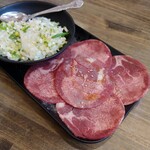 七輪焼肉 安安 - ネギ塩牛タン　590円