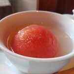 ゆがわら 風雅 - トマトの印篭蒸し