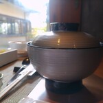 ゆがわら 風雅 - 白味噌の味噌汁 クリームチーズ赤みそのペースト