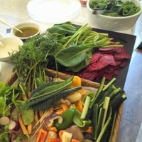 アルベルゴ・バンブー - ランチのスターター【AlbergoBambooの野菜畑】お野菜のワゴンサービス　☆５（'12 10月）