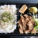 米々亭 - 生姜焼き弁当