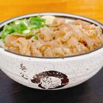 麺処 綿谷 - 肉ぶっかけ（小）_2022年3月