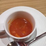 TERRA･COSTA - ミネストローネかな？ドリンク取り忘れました。名前忘れましたが、ノンアルコールにしました。