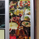 完全個室 肉魚×地酒 錦 - お店があるビルの案内板
