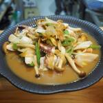 卓 - イカ下足バター炒めその１