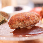 kitchen俊貴 - ２０２２年３月再訪：黒毛和牛ハンバーグ☆