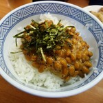丼太郎 - 納豆丼(並盛)