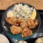 とり家ゑび寿 - 唐揚げ定食 ¥700 の唐揚げ