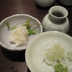 石臼挽き ふるまい蕎麦  ふる井 - つゆと薬味