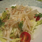 石臼挽き ふるまい蕎麦  ふる井 - 大根サラダ