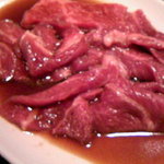 くにき屋 - ツラミランチ（８５０円）の肉アップ
