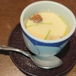 海鮮道楽　粋活 - カキフライ定食の茶碗蒸し