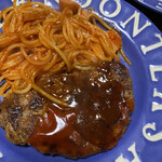 肉のくすの木 - 肉肉しく美味しいハンバーグでした。