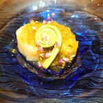 鈴田式 - 愛知県の平貝 花山葵のジュレ