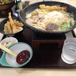 Hanaya Yohei - 鍋焼きうどんと小天丼