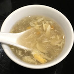 中華料理 旭園 - 卵のスープ