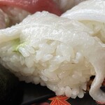 寿司一代 - 『生寿司お好み10貫』のえんがわ