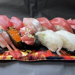 寿司一代 - 『生寿司お好み10貫』