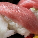 寿司一代 - 『生寿司お好み10貫』のトロ