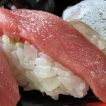 寿司一代 - 『生寿司お好み10貫』のトロ