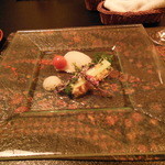 レストラン 蒼 - 2013/02 冷製前菜ｵﾏｰﾙｴﾋﾞと