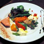 Osteria INOUE - 前菜 鯛とホタルイカのカルパッチョ