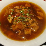 健康中華庵 青蓮 - 日替わりランチの麻婆麺