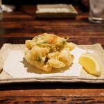 酒盃 - ゆり根の天ぷら：アラカルトから