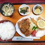 わかば - ミックスフライ定食 900円