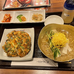 JIJIMI GO & NENE CHICKEN - 冷麺＆チヂミ