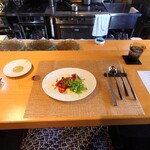 Wamodan Furenchi Takahashi - 天然本鮪マリネ/葉野菜サラダ