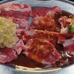 江南焼肉 肉のよいち - カルビ三昧ランチ