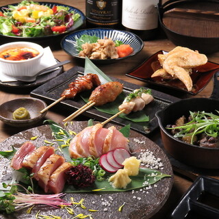 Courses where you can easily enjoy authentic Satsuma chicken dishes start from 3,500 yen◎
