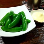 くろひげ - 茹でたてスナップエンドウ