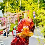 鳥居の結び葉 - 味噌好きの夫婦…◯橙味噌のお団子¥450をいただきました♪