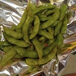 鉄板焼とお好み焼 みしまや - 焼き枝豆