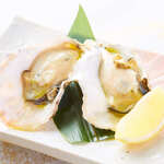 Grilled Oyster with salt and lemon from Murotsu, Hyogo Prefecture (1 piece)