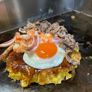 h Okonomiyaki Zenigata - ぜいたく玉