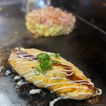 Okonomiyaki Zenigata - スジコンチーズオムレツ