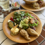 Organic Restaurant sizen - 野菜モリモリとミニお稲荷さん