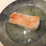 鮨 なんば 日比谷 - 網走のキンキの煮つけ