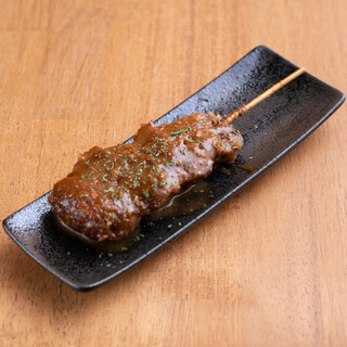 Hand-made rebakatsu with our special homemade sauce costs 55 yen each!
