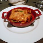 ブルガリ イル・カフェ - 2013年2月今日はラザニア！赤いお皿がカワイイ！