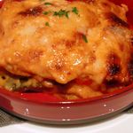 ブルガリ イル・カフェ - 2013年2月ラザニアのアップ。チーズがタップリ＾＾