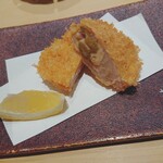 鮨 由う - ハマグリのフライ